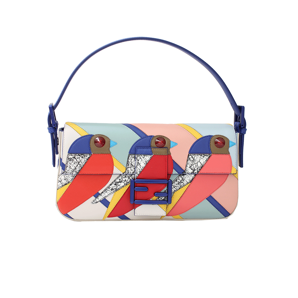 FENDI-Baguette Bird Shoulder Bag-MULTI