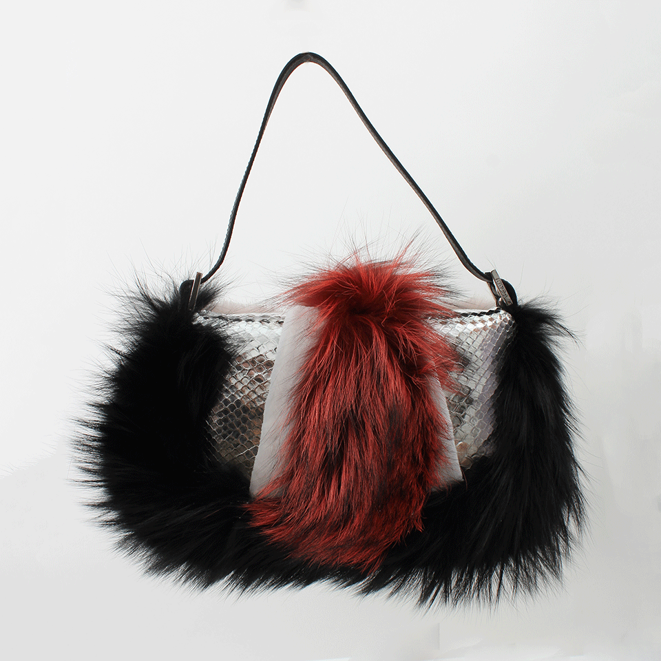 FENDI-Baguette Owl Bag-MULTI