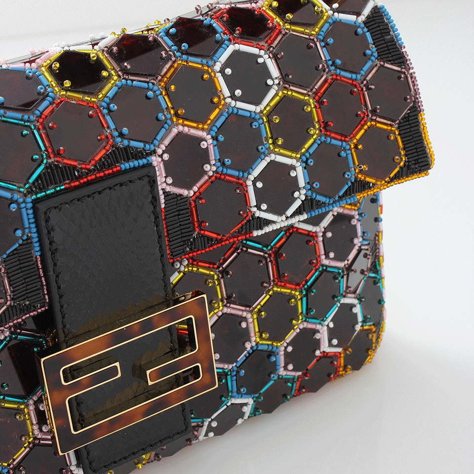 FENDI-Baguette Shoulder Bag-MULTI