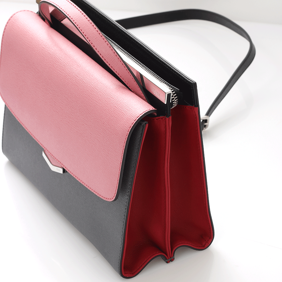 FENDI-2Jours Demi Shoulder Bag-PINK