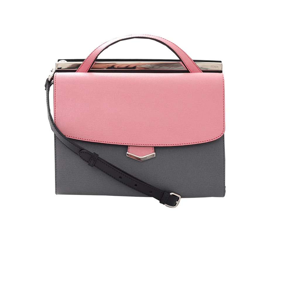 FENDI-2Jours Demi Shoulder Bag-PINK
