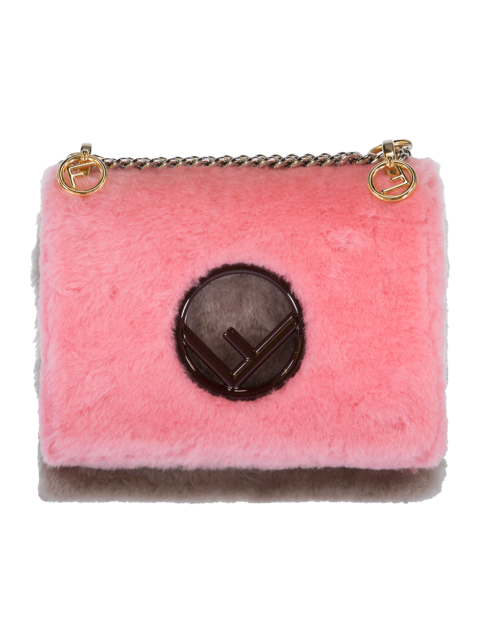 FENDI-Kan I Small Sheepskin Bag-PNK/DOVE