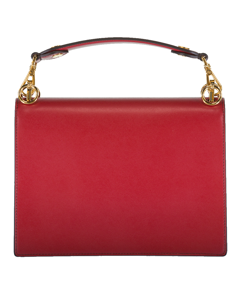FENDI-Kan I Colorblocked Bag-STRAWBRY