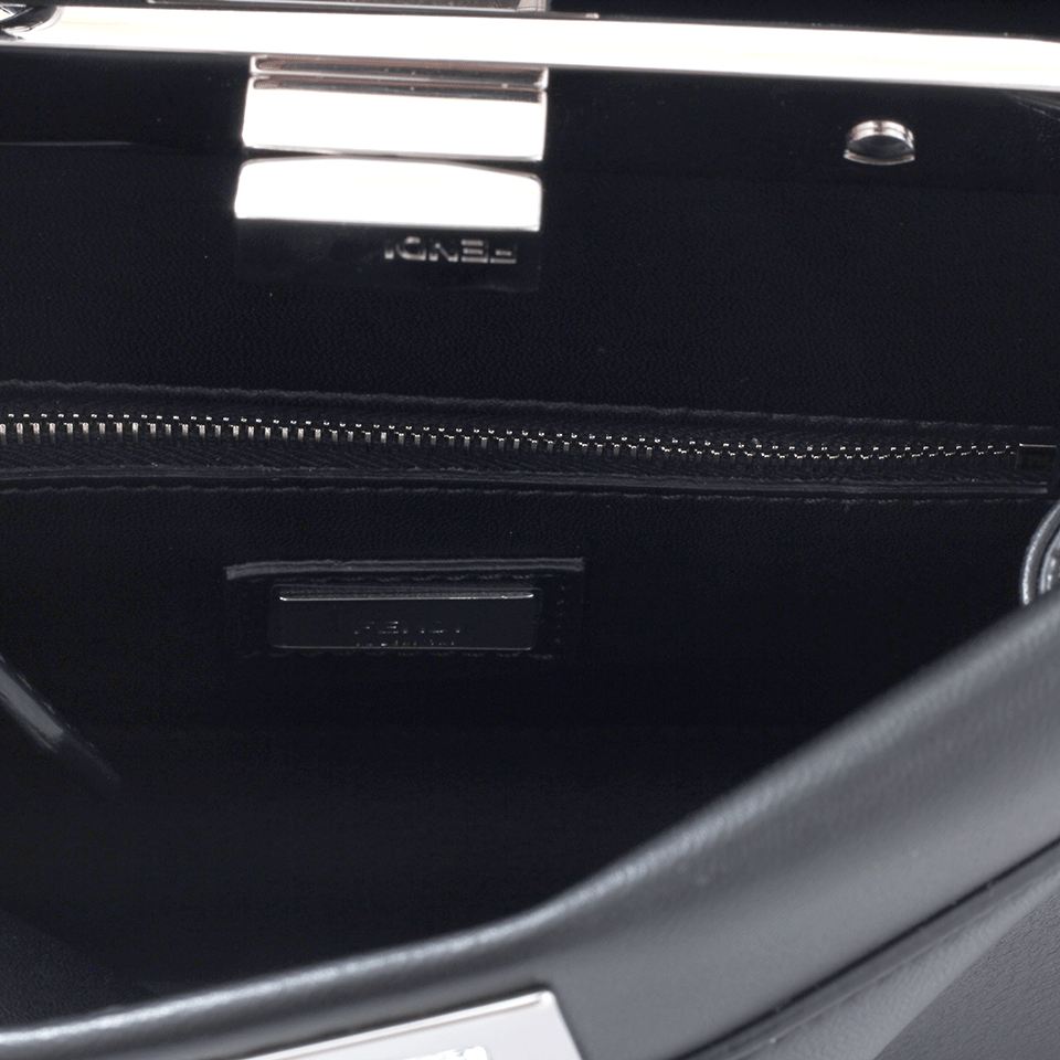 FENDI-Fashion Show Mini Peekaboo-BLACK