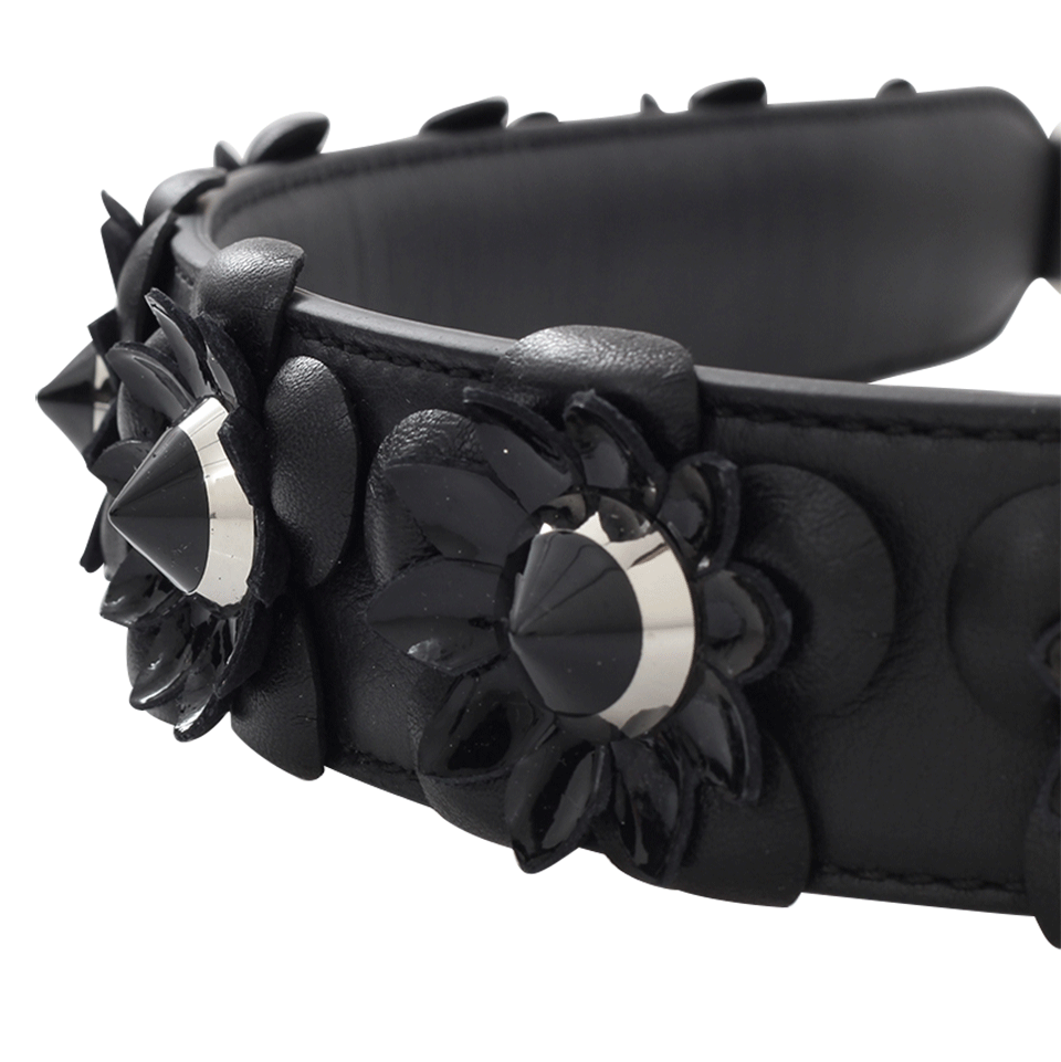 FENDI-Strap You Floral Purse Strap-BLACK