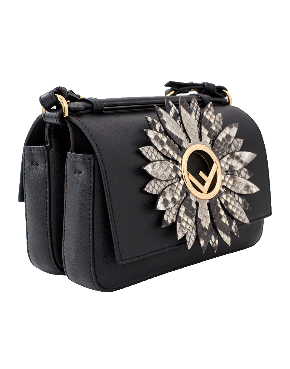FENDI-Sfilata Double Baguette Handbag-BLK/WHT