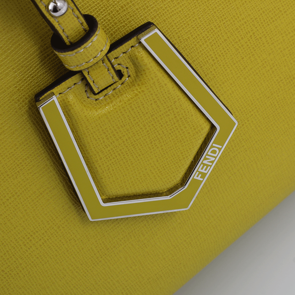 FENDI-2Jours Small Shopping Bag-CITRON
