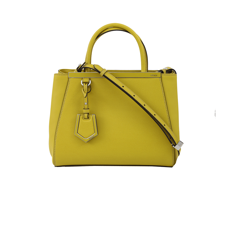 FENDI-2Jours Small Shopping Bag-CITRON