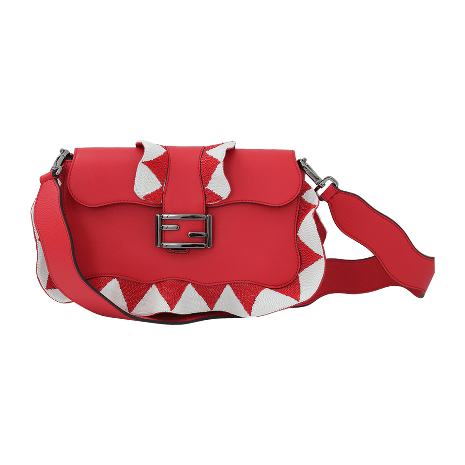 FENDI-Silk Wave Baguette-FLAME