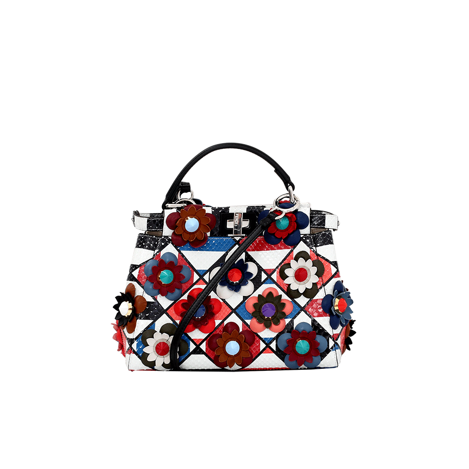 FENDI-Floral Peekaboo Purse-FLORAL