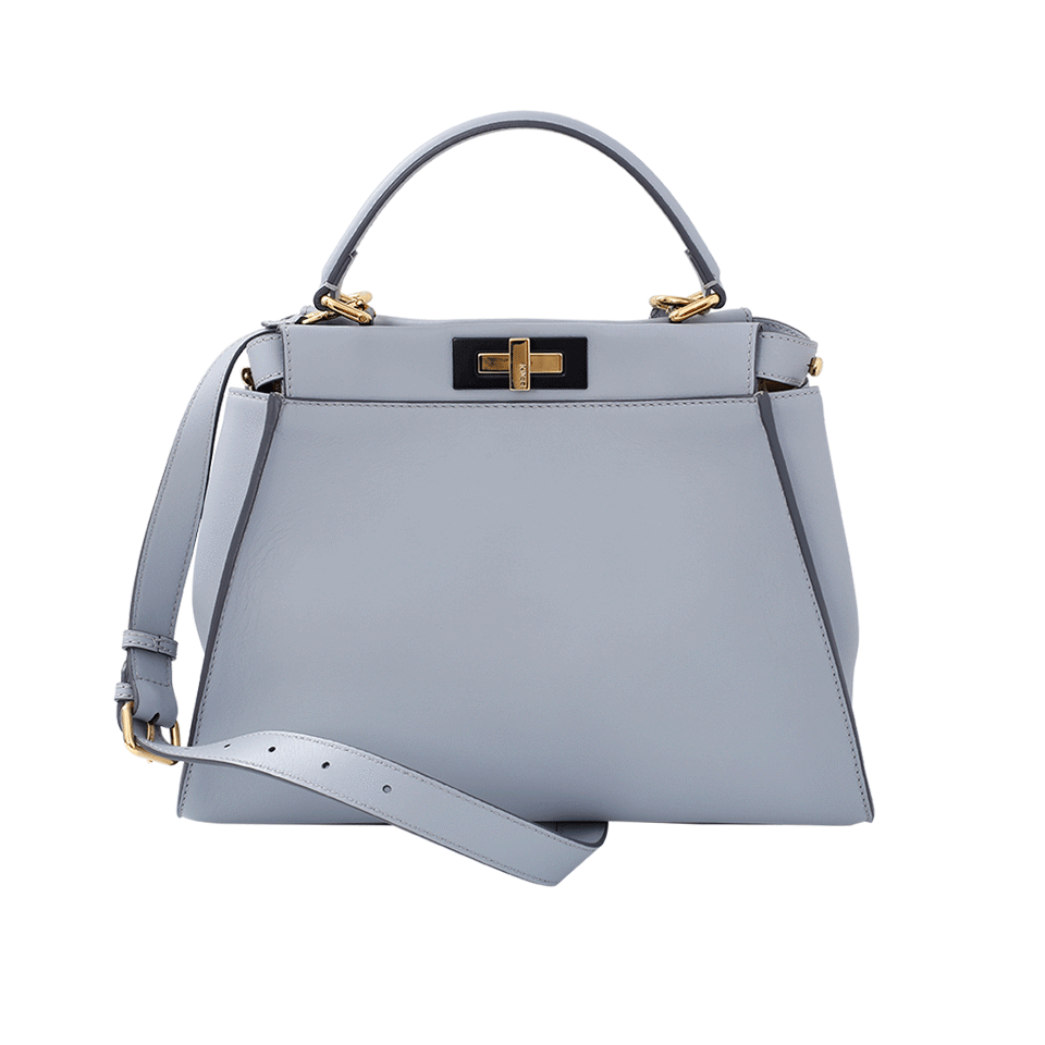 FENDI-Regular Peekaboo-GLD/GRY