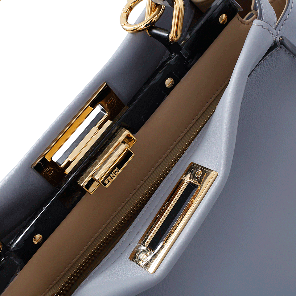 FENDI-Regular Peekaboo-GLD/GRY