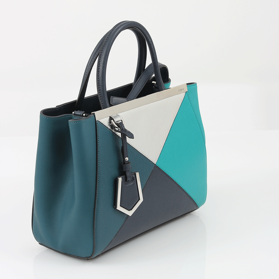 FENDI-2Jours Silver Small Shopping Bag-LAKE