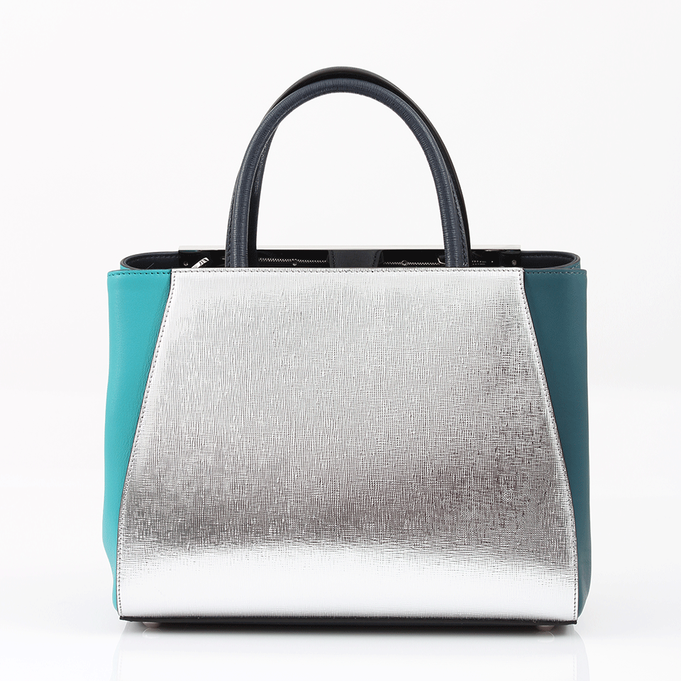 FENDI-2Jours Silver Small Shopping Bag-LAKE