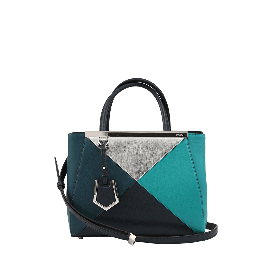 FENDI-2Jours Silver Small Shopping Bag-LAKE