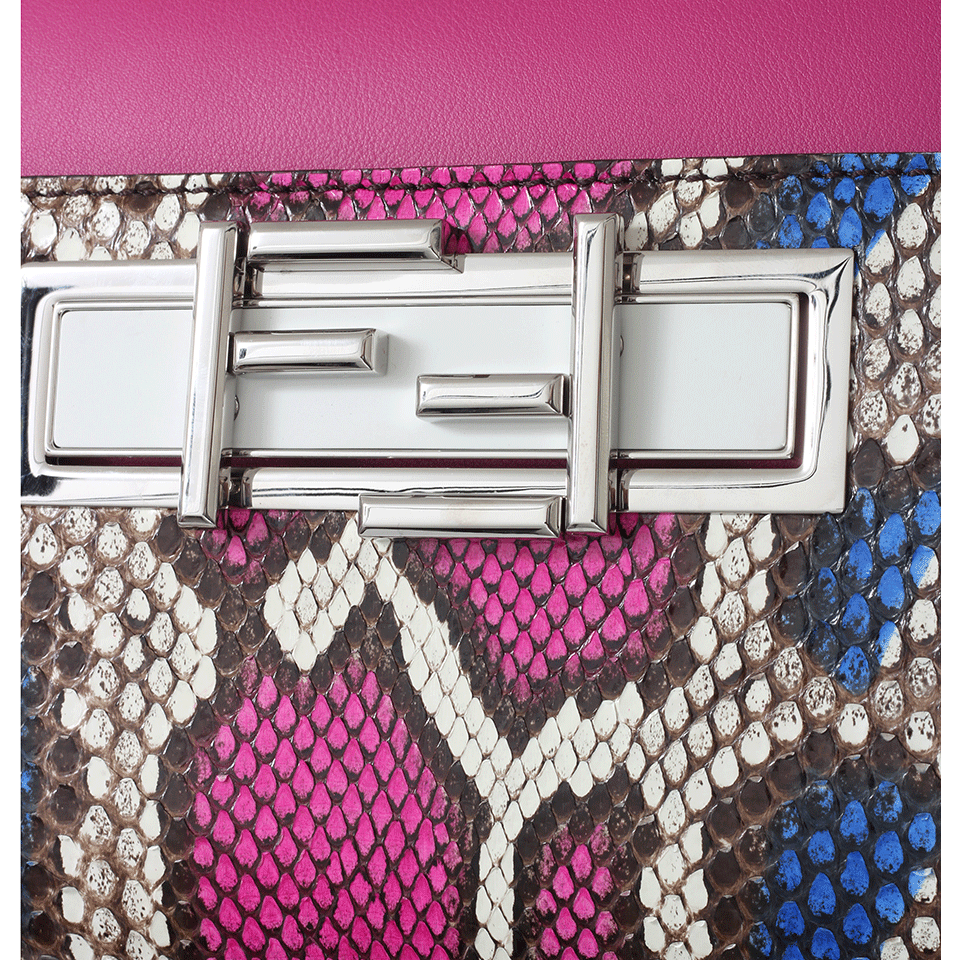 FENDI-Pitone Dipinto 3Baguette-MAG/BLUE