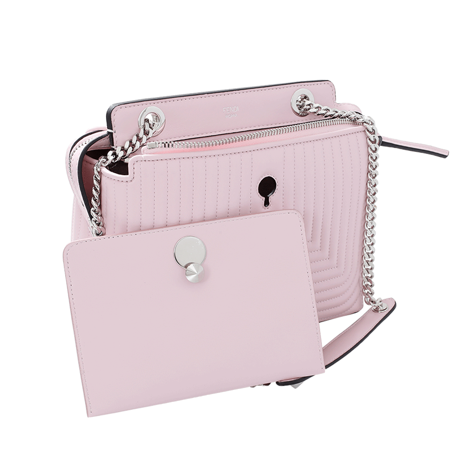 FENDI-Dot.Com Click Quilted Bag-PEONY
