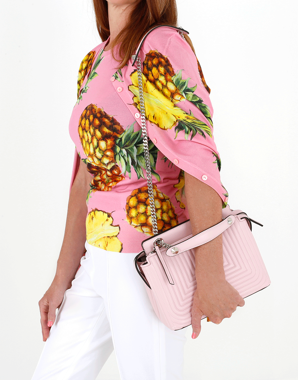 FENDI-Dot.Com Click Quilted Bag-PEONY