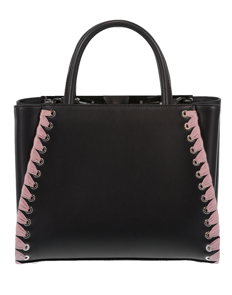 FENDI-Petite 2 Jours Handbag-PNK/BLK