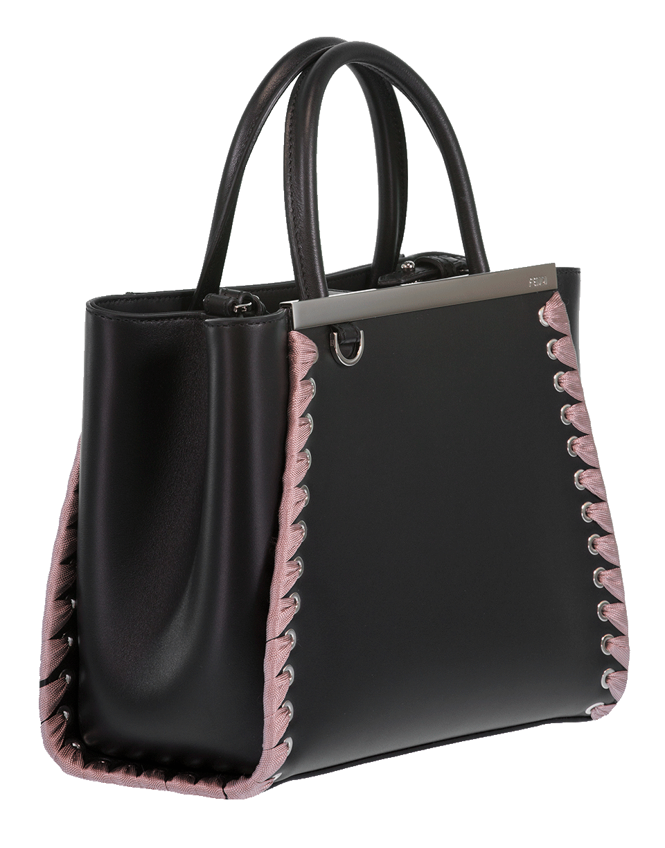 FENDI-Petite 2 Jours Handbag-PNK/BLK
