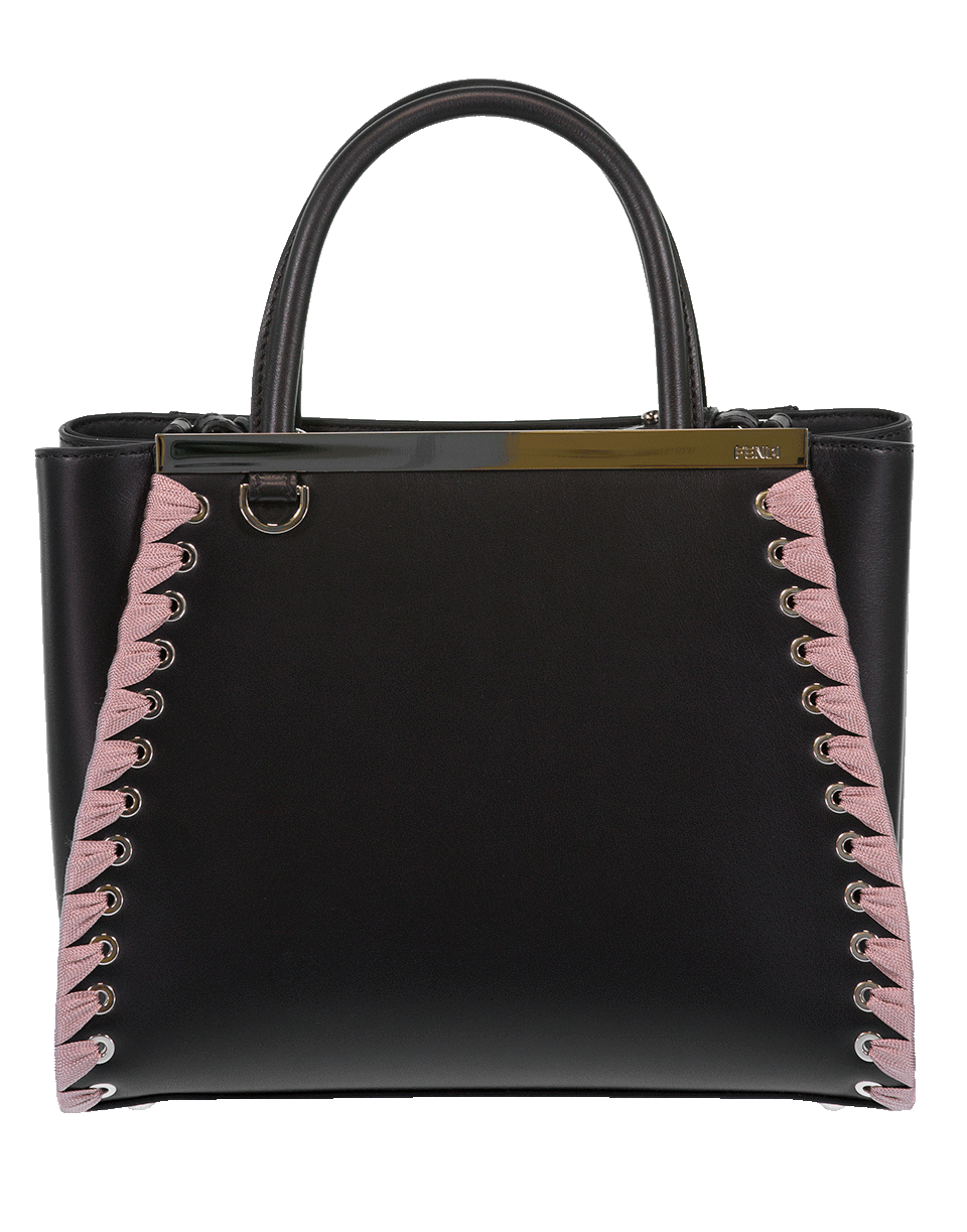 FENDI-Petite 2 Jours Handbag-PNK/BLK