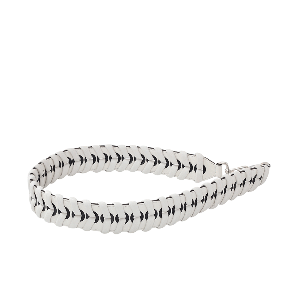 FENDI-Grommet Strap You Purse Strap-WHITE