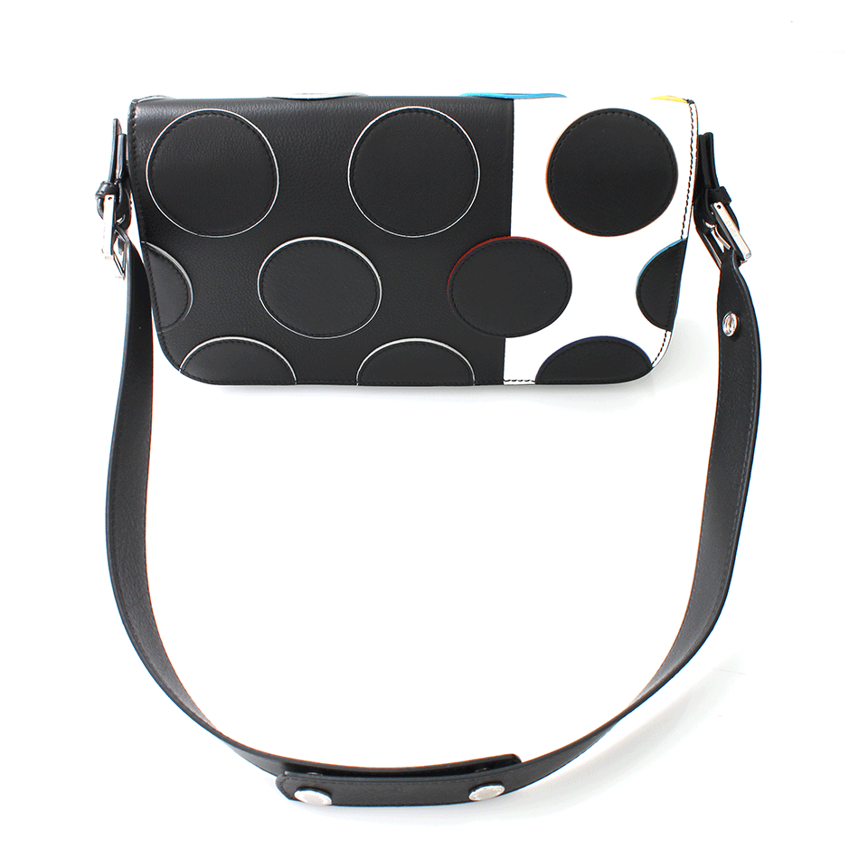 FENDI-3Baguette Shoulder Bag-WHT/BLK