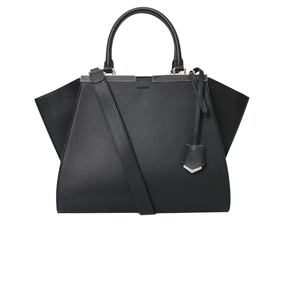 FENDI-3Jours Mini Shopper-WHT/BLK