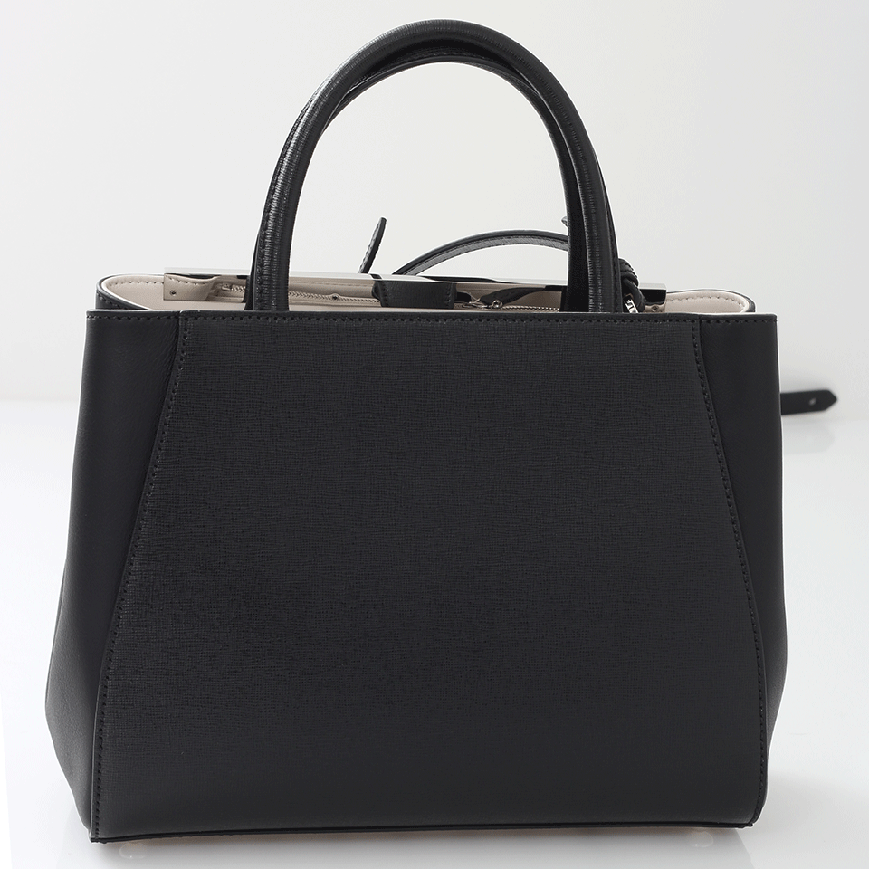 FENDI-2Jours Petite Shopper-BLACK