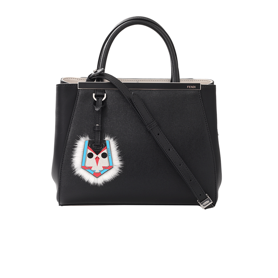 FENDI-2Jours Petite Shopper-BLACK