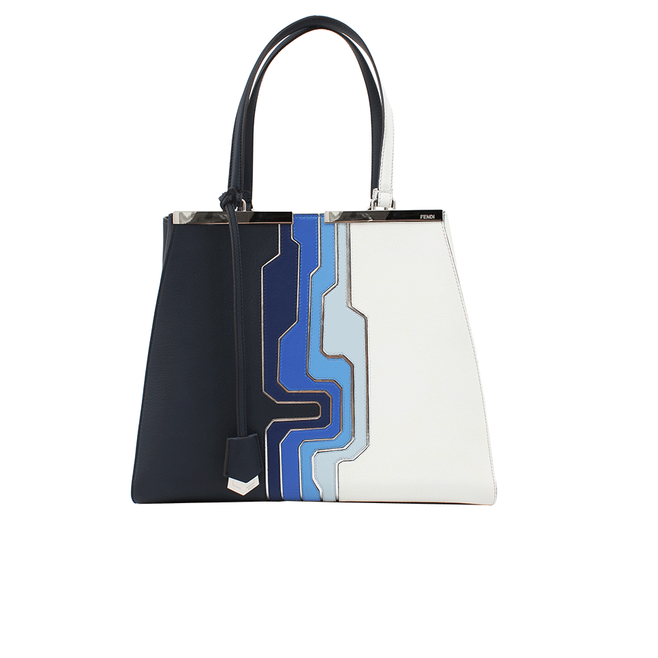 FENDI-2Jours Grande Shopping Bag-BLK/MLTI