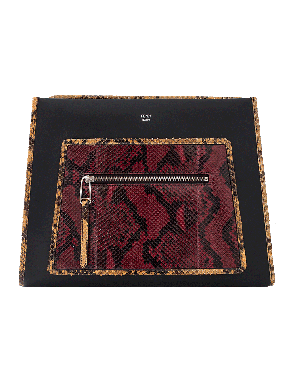 FENDI-Runaway Regular Bag-BLK/RED
