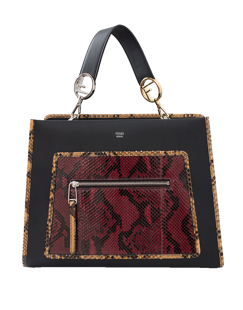 FENDI-Runaway Regular Bag-BLK/RED