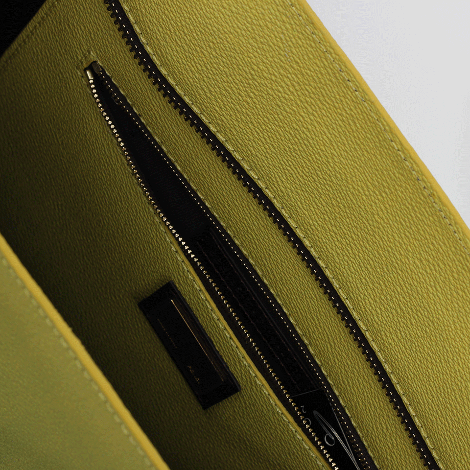 FENDI-Roll Shopping Bag-CITRON