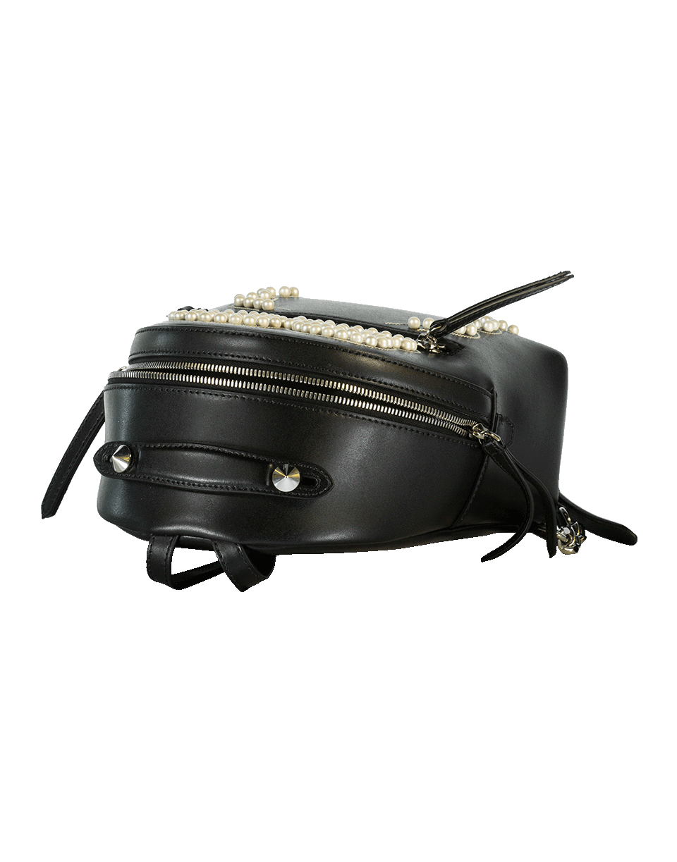 FENDI-Pearl Bow Backpack-BLACK