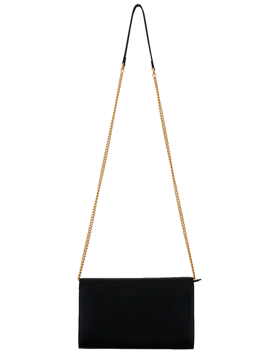 FENDI-Sfilata Logo Wallet-BLK/GLD
