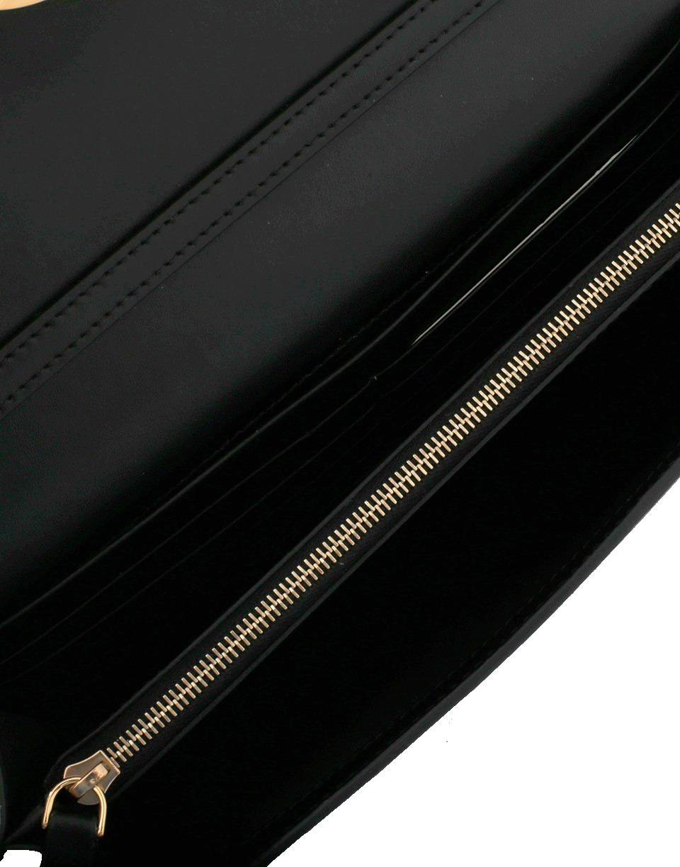 FENDI-Sfilata Logo Wallet-BLK/GLD