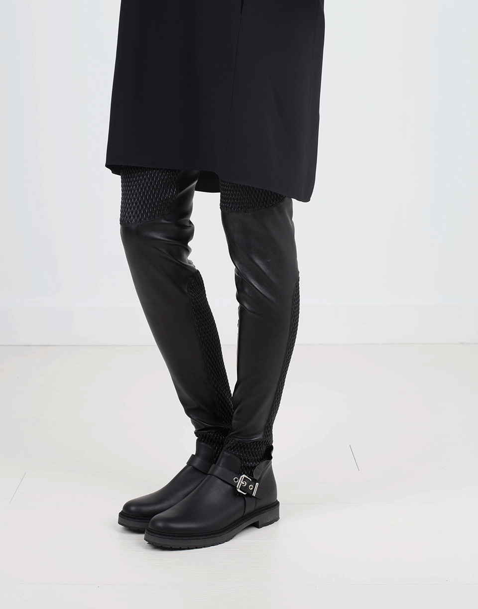 FENDI-Wave Over The Knee Boot-