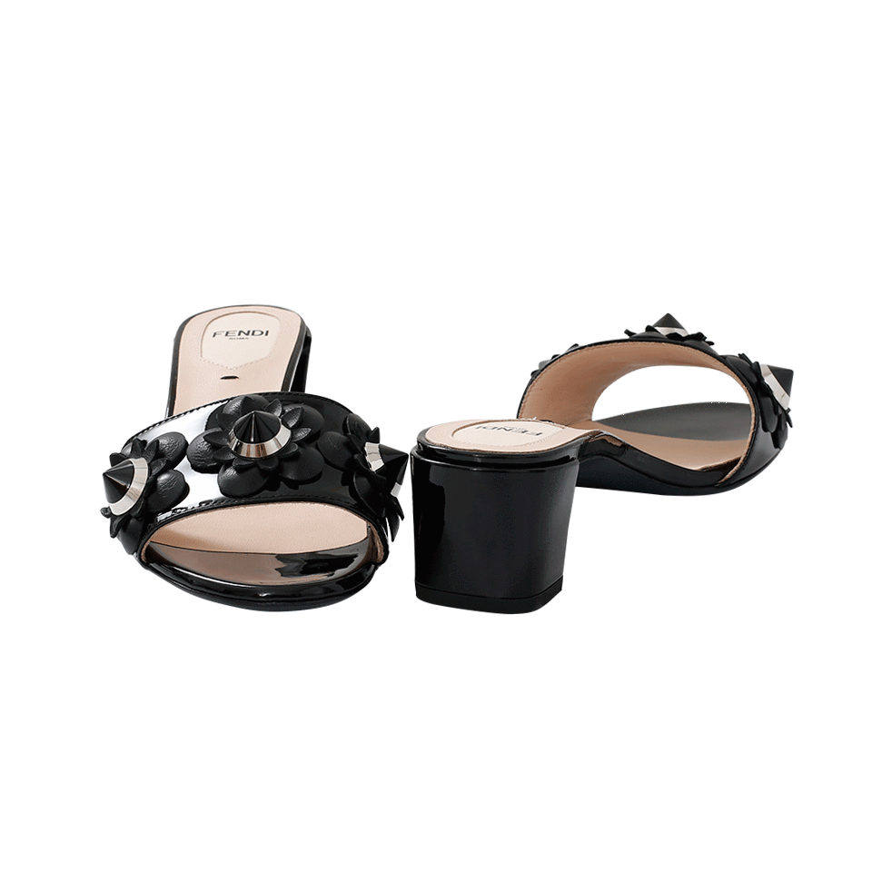 FENDI-Flowerland Mule Slide-