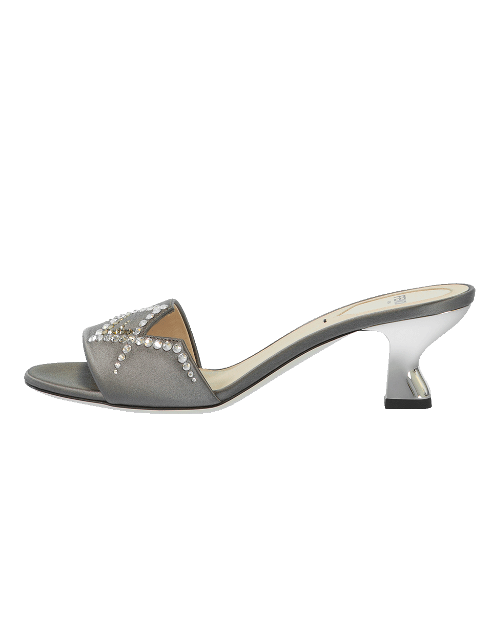 FENDI-Satin Mule-