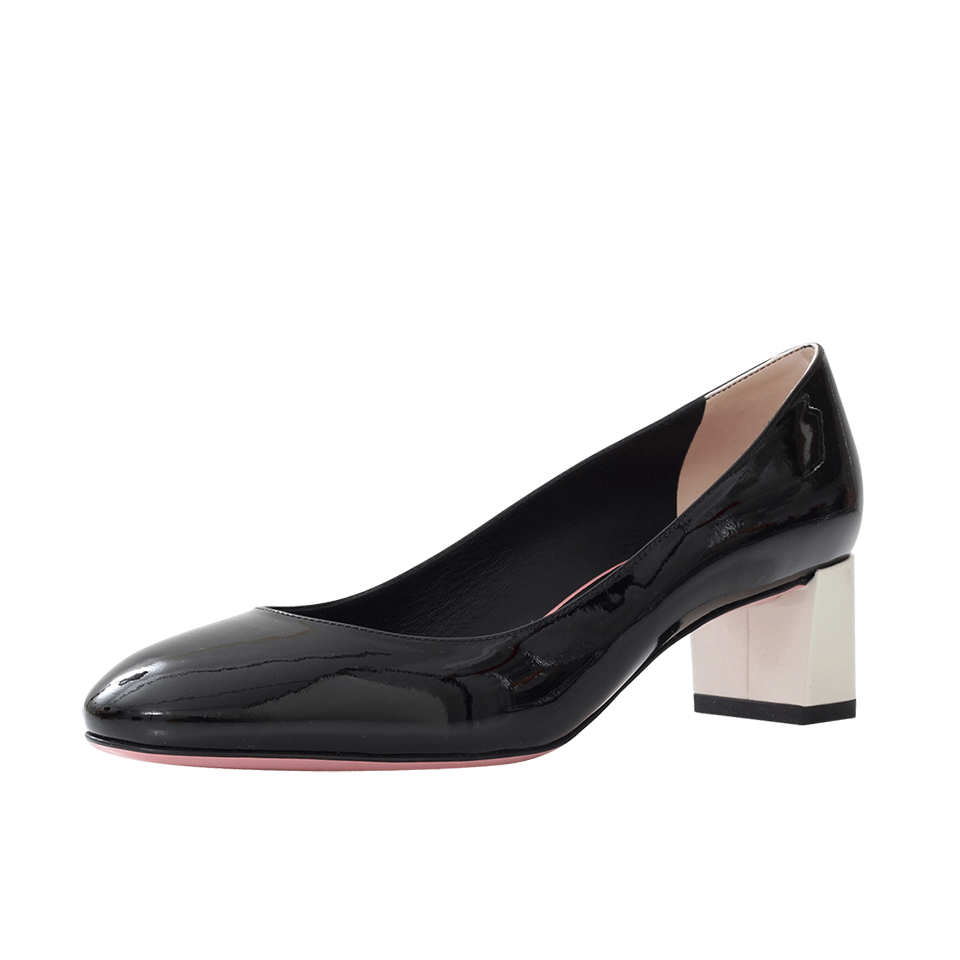 FENDI-Eloise Chunky Heel Pump-