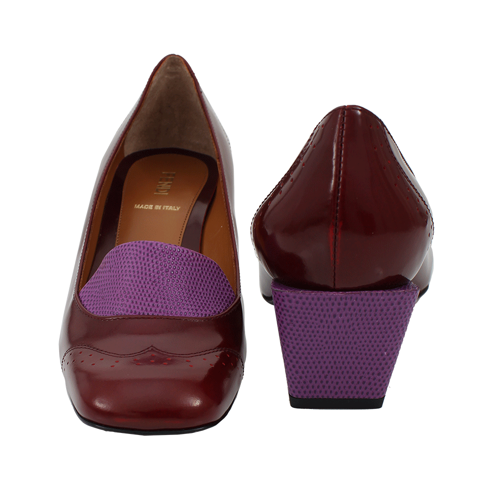 FENDI-Peggy Bi-Color Pump-