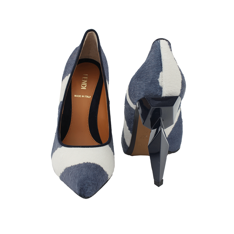 FENDI-Diamond Zebra Pump-