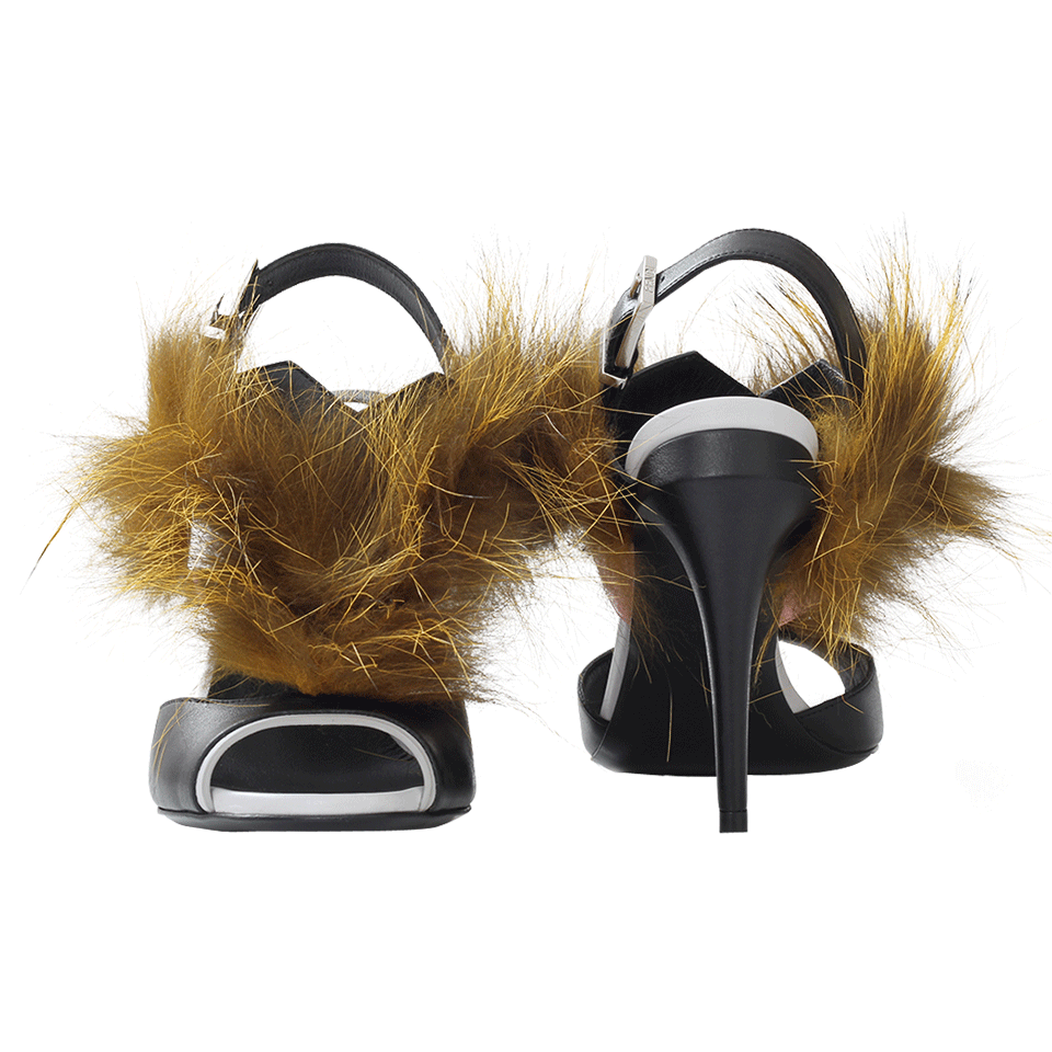 FENDI-Bugs Fur Monster Sandal-