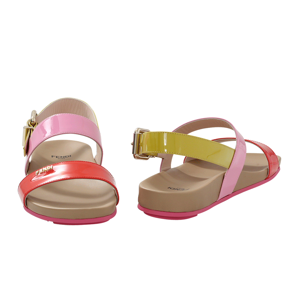FENDI-Palette Tri-Color Sandal-