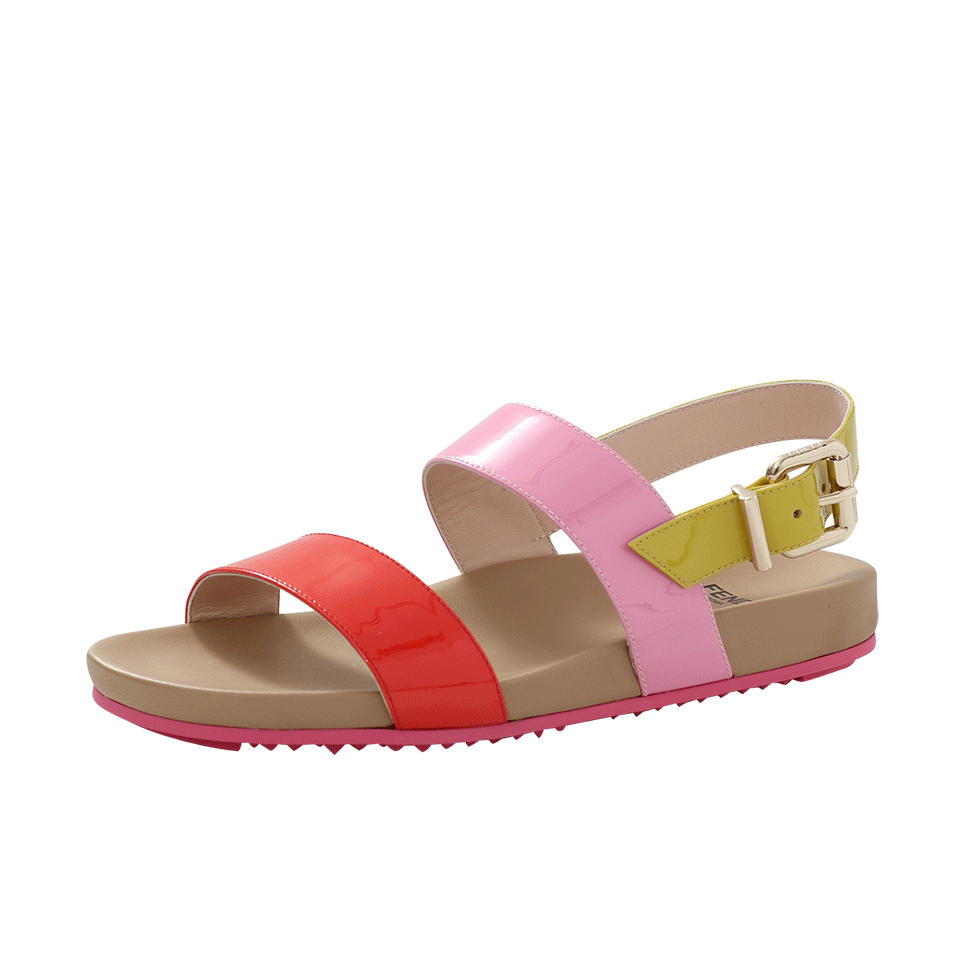 FENDI-Palette Tri-Color Sandal-