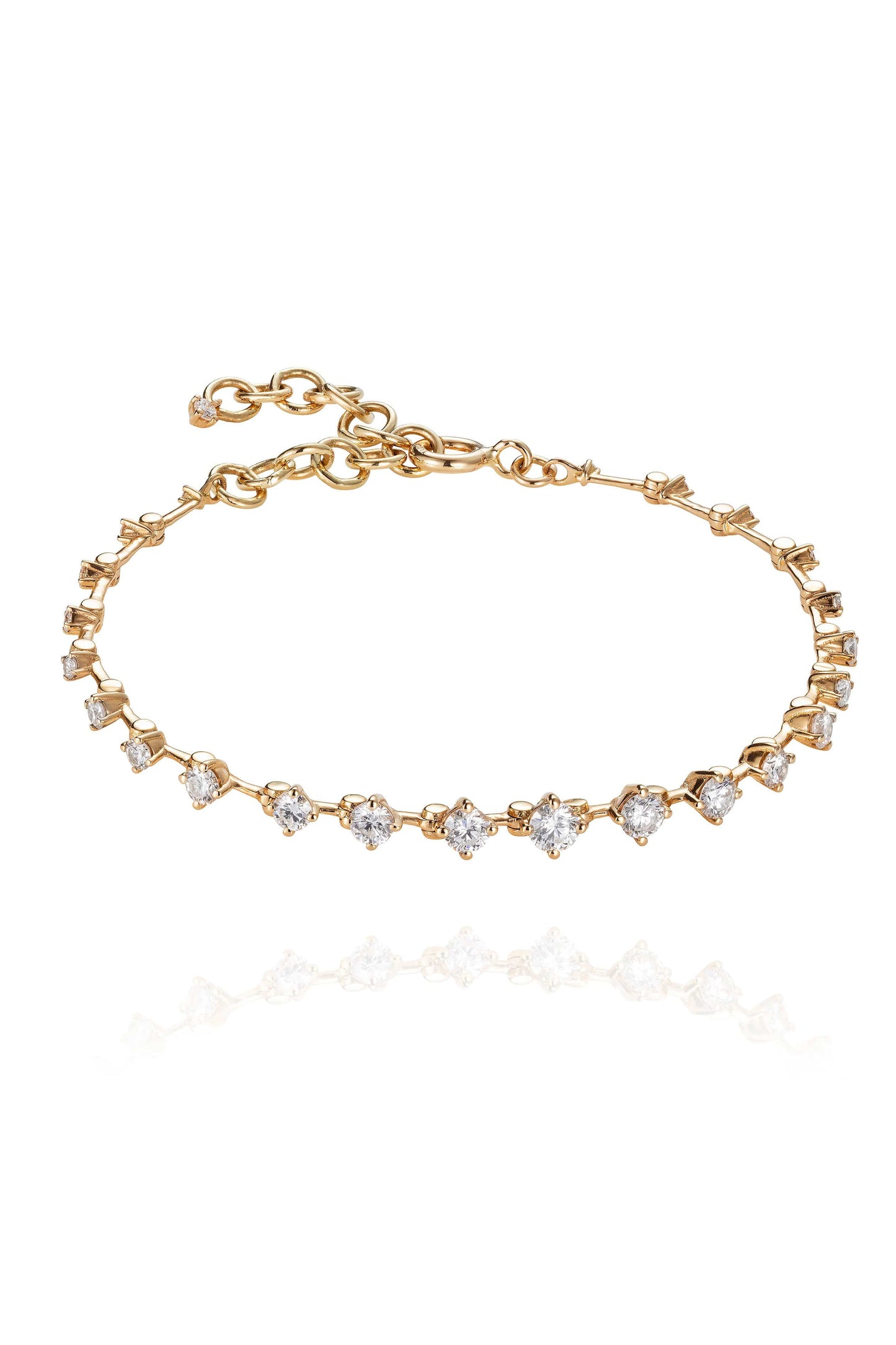 FERNANDO JORGE-Small Sequence Bracelet-YELLOW GOLD