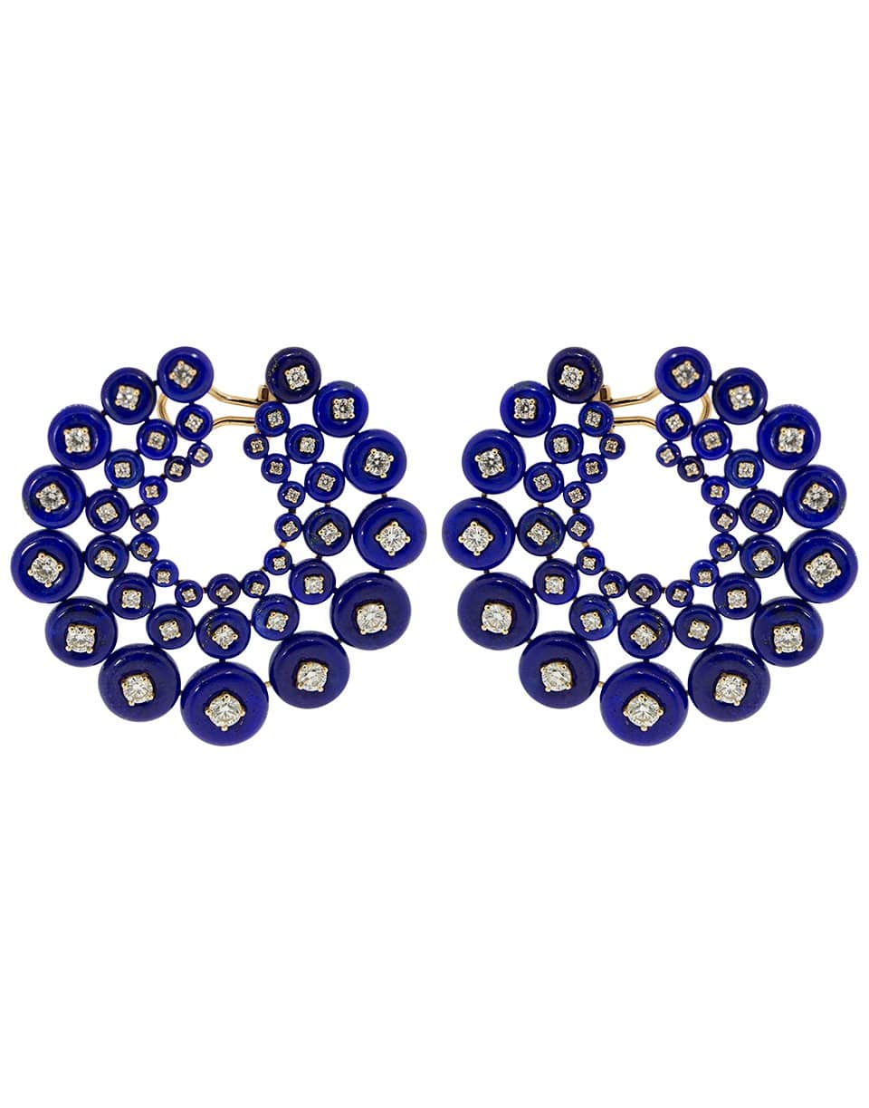 FERNANDO JORGE-Lapis Galaxy Earrings-ROSE GOLD