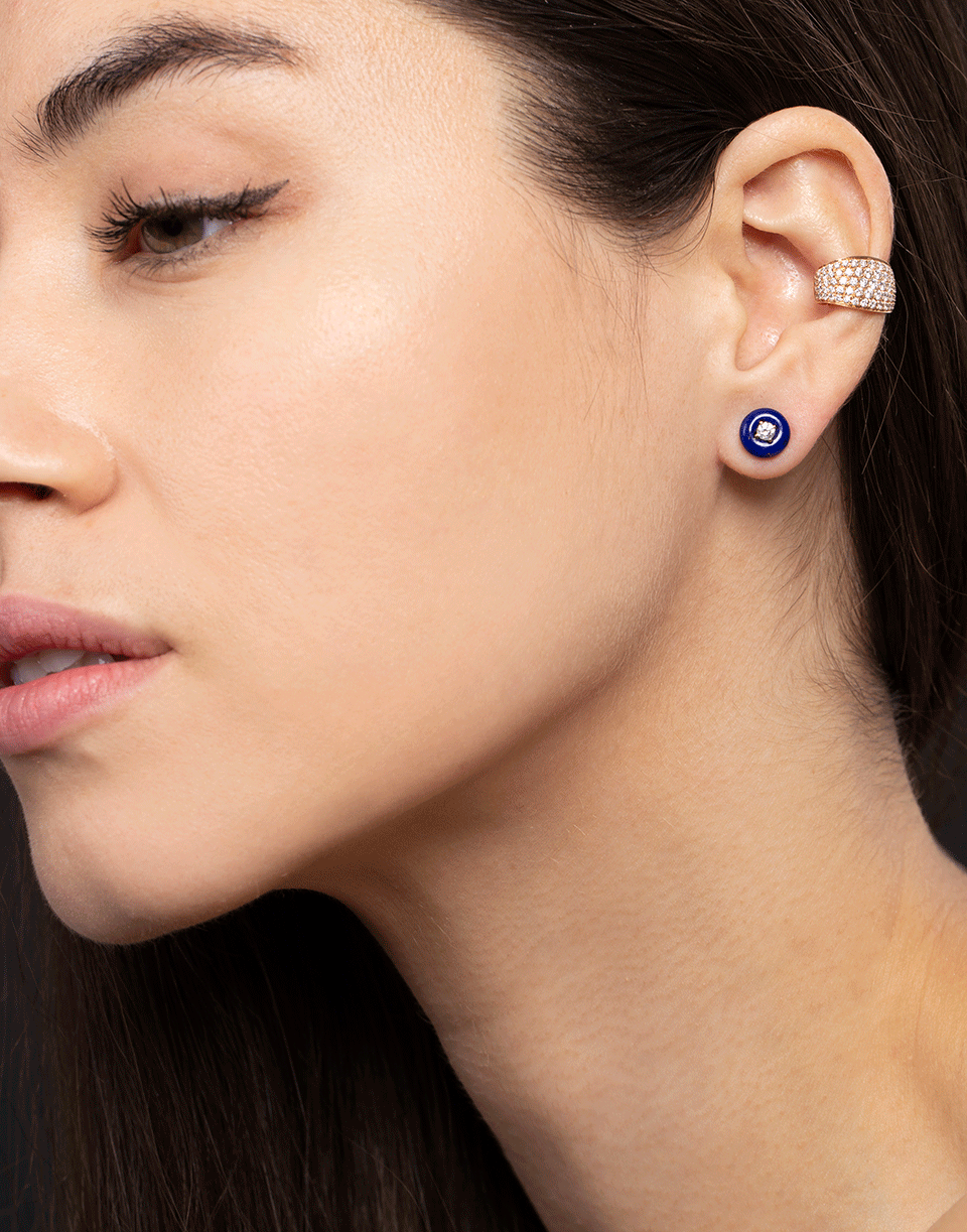 FERNANDO JORGE-Orbit Lapis Medium Studs-ROSE GOLD