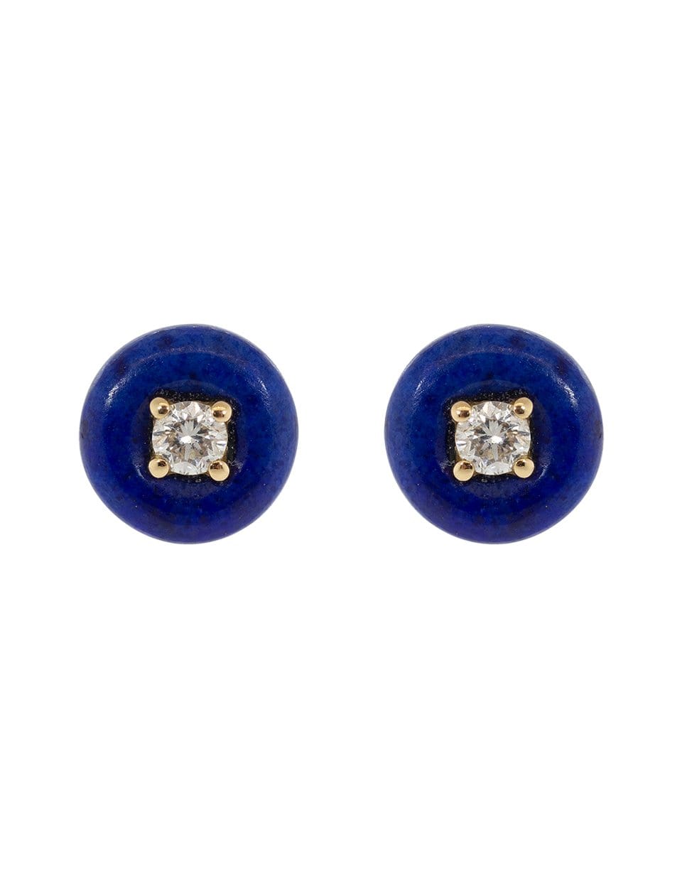 FERNANDO JORGE-Orbit Lapis Small Studs-ROSE GOLD